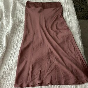 Free People Satin Skirt